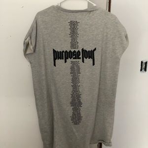 justin bieber t-shirt dress